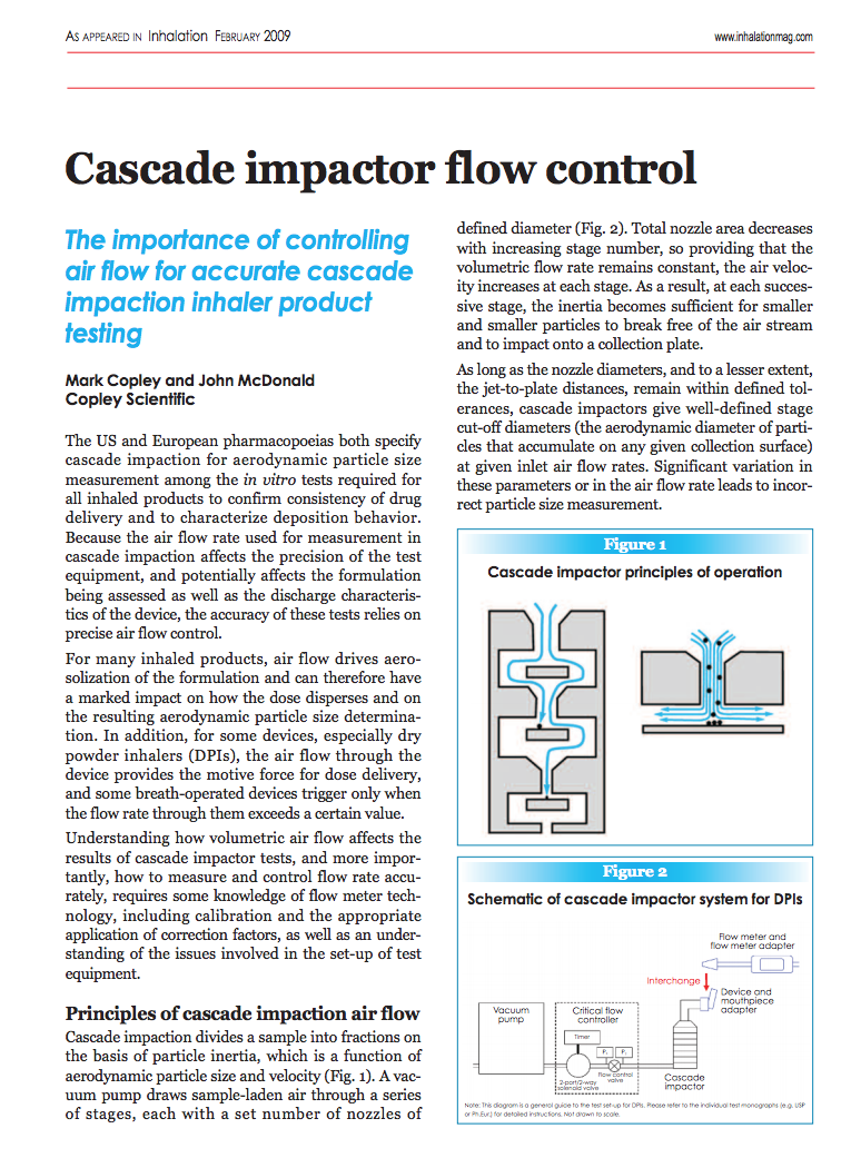 Inhalation Article 2009