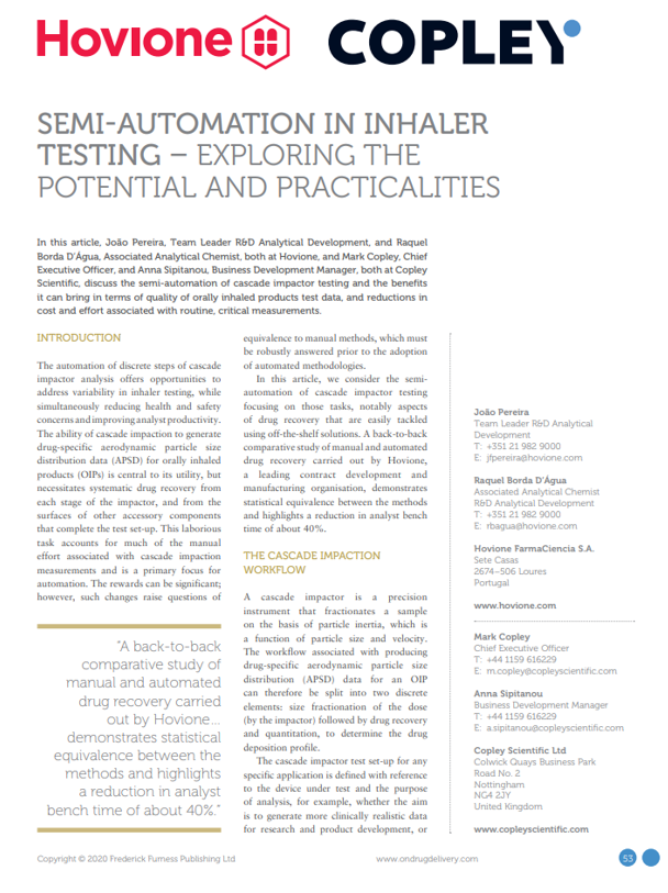 ONdrugDelivery Article: November 2020