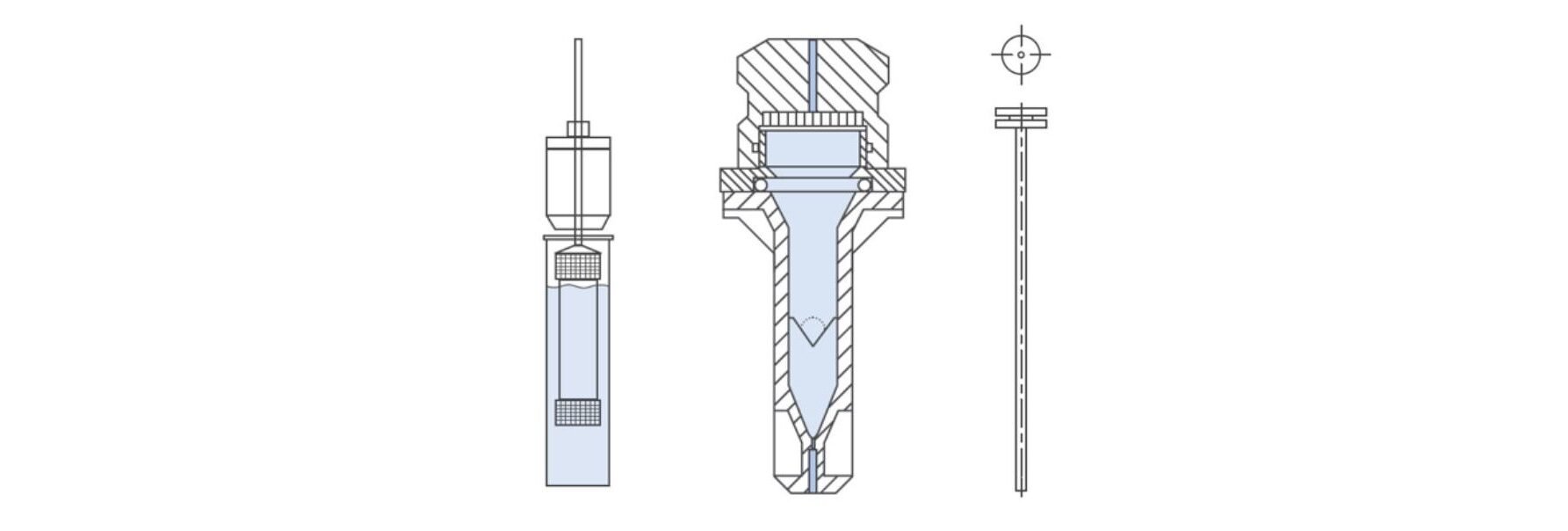 Left to right - Apparatus 3: Reciprocating Cylinder Apparatus, 4: Flow-Through Cell Apparatus, 7: Reciprocating Holder